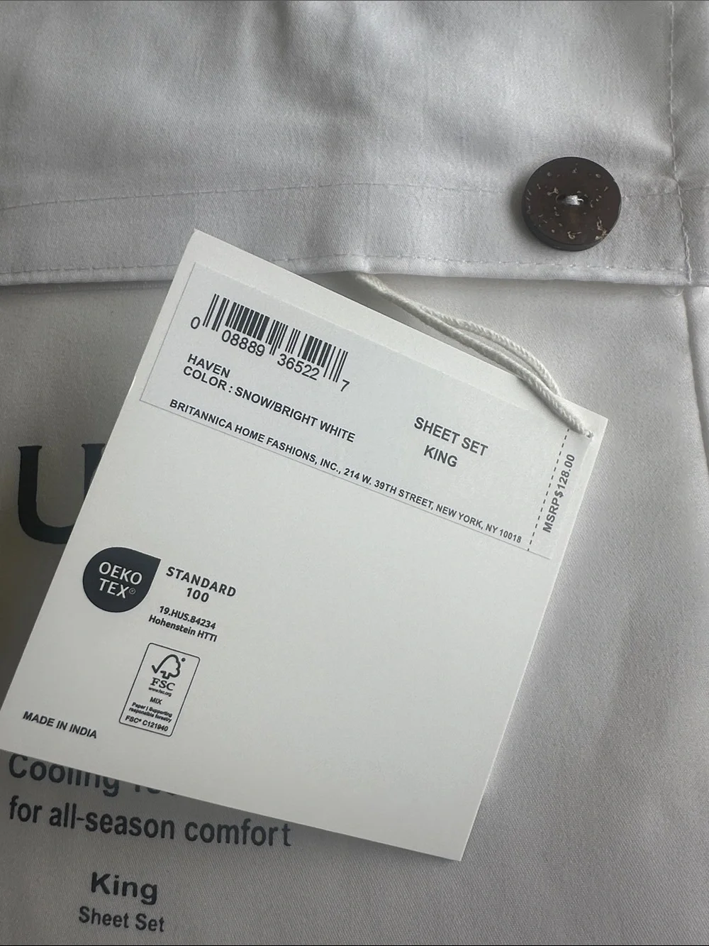 UGG Sheet Set New King